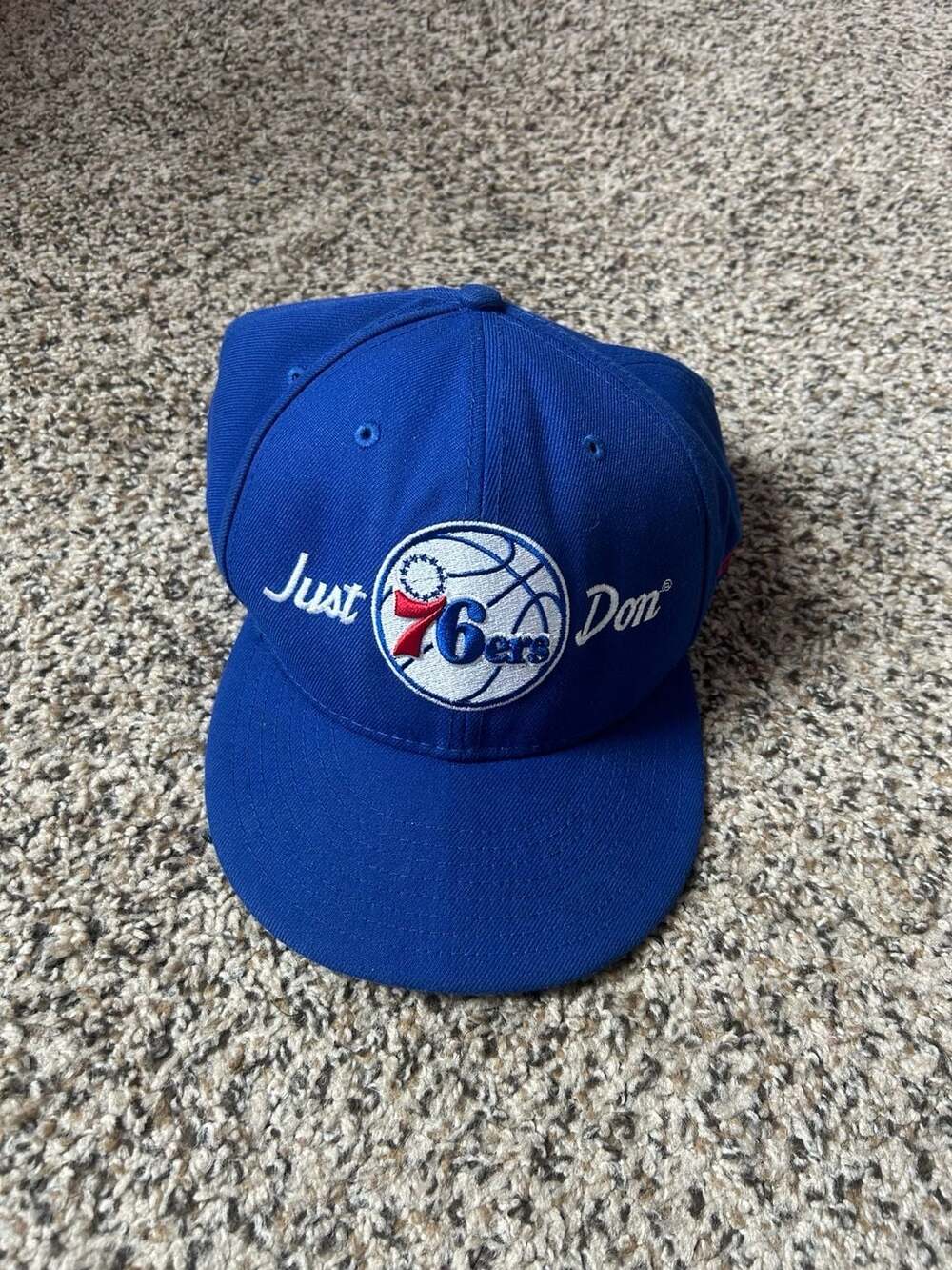 New Era x Just Don Philadelphia 76ers Royal Blue 59FIFTY Fitted Hat